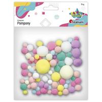 Opakowanie Pompony poliestrowe 10/15/20/25/30mm 15g