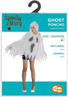 Opakowanie Ponczo dla dorosłych Duch rozm.M