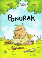 Ponurak. Autor: Annette Pehnt, Jutta Bauer. SmakLiter.pl Okładka książki Ponurak