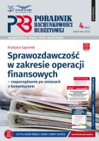 Poradnik Rachunkowości Budżetowej 4/2022. Autor: Gąsiorek Krystyna. SmakLiter.pl Okładka książki Poradnik Rachunkowości Budżetowej 4/2022