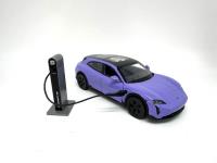 Opakowanie Porsche Taycan Turbo S Fiol 1/36 elektryczny
