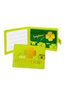 Portfelik Kasa na szczęście koniczyna. Wydawca: Kukartka. SmakLiter.pl Opakowanie Portfelik Kasa na szczęście koniczyna