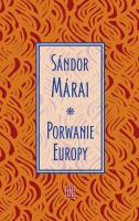Porwanie Europy. Autor: Sandor Maraj. SmakLiter.pl Okładka książki Porwanie Europy