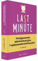 Okładka książki Postępowanie administracyjne i... w.9