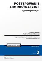 Okładka książki Postępowanie administracyjne - ogólne i egzekucyjne