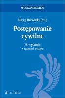 Postępowanie cywilne z testami online. Autor:   Praca zbiorowa. SmakLiter.pl Okładka książki Postępowanie cywilne z testami online