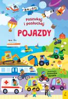 Poszukaj i posłuchaj Pojazdy. Autor: Samantha Meredith. SmakLiter.pl Okładka książki Poszukaj i posłuchaj Pojazdy