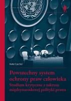 Okładka książki Powszechny system ochrony praw człowieka