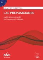 Okładka książki Practica tu espanol: Las preposiciones B1