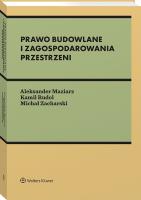 Okładka książki Prawo budowlane i zagospodarowania przestrzeni