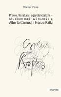 Okładka książki Prawo, literatura i egzystencjalizm...
