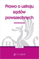 Okładka książki Prawo o ustroju sądów powszechnych wyd. 3