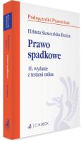 Okładka książki Prawo spadkowe z testami online w.16