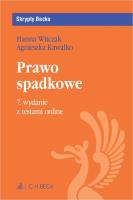 Okładka książki Prawo spadkowe z testami online