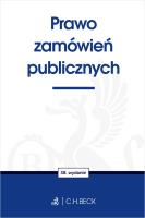 Okładka książki Prawo zamówień publicznych wyd. 38