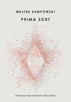 Prima Sort. Autor: Walter Kempowski. SmakLiter.pl Okładka książki Prima Sort