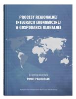 Okładka książki Procesy regionalnej integracji ekonomicznej w gospodarce globalnej