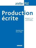Okładka książki Production ecrite niveaux C1/C2