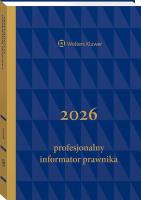 Profesjonalny Informator Prawnika 2026, granatowy (format B5). Autor: Opracowanie zbiorowe. SmakLiter.pl Okładka książki Profesjonalny Informator Prawnika 2026, granatowy (format B5)