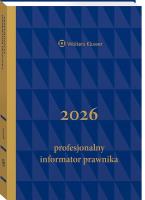 Okładka książki Profesjonalny Informator Prawnika 2026, granatowy