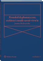 Okładka książki Protokół dyplomatyczny, etykieta i zasady savoir-vivre’u