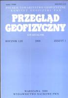 Opakowanie Przegląd Geofizyczny Rocznik LIII 1/2008