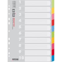Przekładki A4 Office Products karton 223x297mm 10 kart mix kolorów. Wydawca: Office Products. SmakLiter.pl Opakowanie Przekładki A4 Office Products karton 223x297mm 10 kart mix kolorów