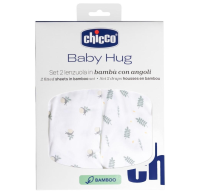 Prześcieradło Baby Hug bambusowe greenery 2szt. Wydawca: Chicco. SmakLiter.pl Opakowanie Prześcieradło Baby Hug bambusowe greenery 2szt