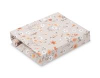 Opakowanie Prześcieradło Drukowane Bawełna Bloom Beige 60x120
