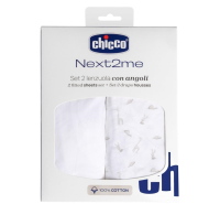 Prześcieradło Next2Me Forever bawełna cloud 2szt. Wydawca: Chicco. SmakLiter.pl Opakowanie Prześcieradło Next2Me Forever bawełna cloud 2szt