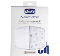 Prześcieradło Next2Me Forever confetti 2szt. Wydawca: Chicco. SmakLiter.pl Opakowanie Prześcieradło Next2Me Forever confetti 2szt
