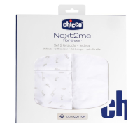 Prześcieradło Next2Me Forever G/D+P cloud. Wydawca: Chicco. SmakLiter.pl Opakowanie Prześcieradło Next2Me Forever G/D+P cloud