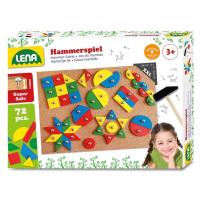 Opakowanie Przybijanka, tablica korkowa z młotkiem i gwoźdźmi