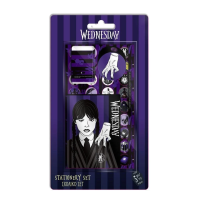 Przybory szkolne Wednesday 5el. Wydawca: Diakakis. SmakLiter.pl Opakowanie Przybory szkolne Wednesday 5el