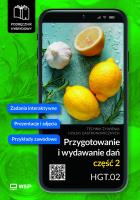 Przygotowanie i wydawanie dań Kwal. HGT.02. cz.2. Autor: Anna Kmiołek-Kizara. SmakLiter.pl Okładka książki Przygotowanie i wydawanie dań Kwal. HGT.02. cz.2