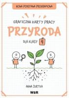 Okładka książki Przyroda. Graficzne karty pracy dla klasy 4