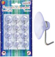 Opakowanie Przyssawki z haczykami 2,5cm 12szt
