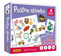Psotne słówka - głoski syczące. Wydawca: Adamigo. SmakLiter.pl Opakowanie Psotne słówka - głoski syczące