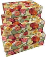 Opakowanie Pudełka ozdobne Nasturcja 3szt