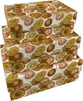 Pudełka ozdobne Pomarańczowe kwiaty 3szt. Wydawca: Skona Ting. SmakLiter.pl Opakowanie Pudełka ozdobne Pomarańczowe kwiaty 3szt