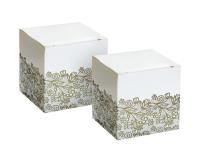 Opakowanie Pudełka papierowe na słodycze 5x5x5cm 6szt