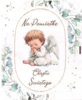 Okładka książki Pudełko Biblia. Pamiątka Chrztu Świętego - złota