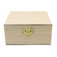 Opakowanie Pudełko drewniane z zamkiem 15x8x15cm