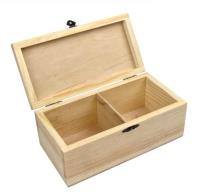 Opakowanie Pudełko drewniane z zamkiem 20x10x8cm