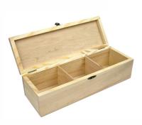 Opakowanie Pudełko drewniane z zamkiem 30x10x8cm