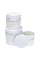 Pudełko Flower Box 3szt biały ROZETTE. Wydawca: ROZETTE. SmakLiter.pl Opakowanie Pudełko Flower Box 3szt biały ROZETTE