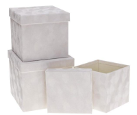 Pudełko Flower Box 3szt biały ROZETTE. Wydawca: ROZETTE. SmakLiter.pl Opakowanie Pudełko Flower Box 3szt biały ROZETTE