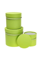 Pudełko Flower Box 3szt ciemnozielony ROZETTE. Wydawca: ROZETTE. SmakLiter.pl Opakowanie Pudełko Flower Box 3szt ciemnozielony ROZETTE