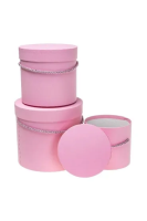 Pudełko Flower Box 3szt jasnoróżowy ROZETTE. Wydawca: ROZETTE. SmakLiter.pl Opakowanie Pudełko Flower Box 3szt jasnoróżowy ROZETTE