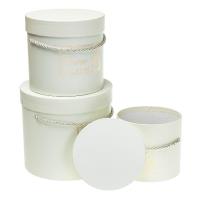 Pudełko Flower Box 3szt kremowy ROZETTE. Wydawca: ROZETTE. SmakLiter.pl Opakowanie Pudełko Flower Box 3szt kremowy ROZETTE